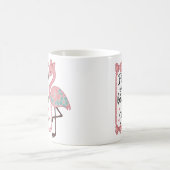 Christliche religiöse Glaubensbibel Verse Flamingo Kaffeetasse (Mittel)