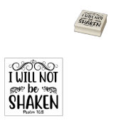 Christliche religiöse ich werde nicht erschüttert  gummistempel (Stempel)