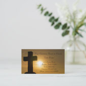 Christliche Religiöse Kirche Inspirationsgott Visitenkarte (Stehend Vorderseite)