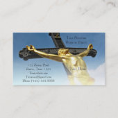 Christliche Religiöse Kirche Inspirationsgott Visitenkarte (Vorderseite)