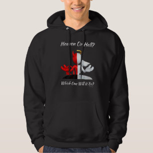 Christliche Religiöse Kirche Satan Gott Himmel ode Hoodie