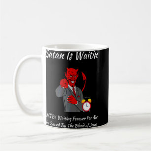 Christliche religiöse Kirche Satan Gott Satan wart Kaffeetasse