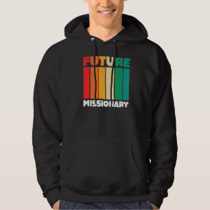 Christliche religiöse Missionare Retro Future Miss Hoodie