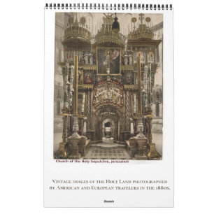 Christliche religiöse Reisefotografie aus dem Heil Kalender