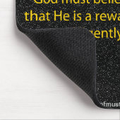 Christliche religiöse Zitate Mousepad (Ecke)