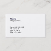 Christliche Rettungs-Geschäfts-Karte Visitenkarte (Rückseite)