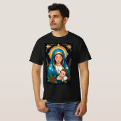 Christliche römisch-katholische Jungfrau Mary Weih T-Shirt (Vorne ganz)