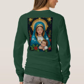 Christliche römisch-katholische Jungfrau Mary Weih T-Shirt (Rückseite)