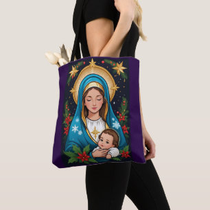 Christliche römisch-katholische Jungfrau Mary Weih Tasche