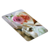 Christliche Rose und Sprichwörter Magnet (Rechte Seite)