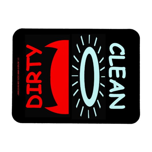 Christliche saubere schmutzige magnet (Horizontal)