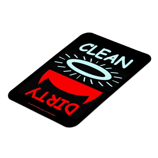 Christliche saubere schmutzige magnet (Linke Seite)