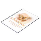 Christliche Schmetterlingsbibel für Frauen: Danke Notizblock (Linke Seite)