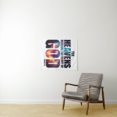 Christliche Schöpfung: Der Himmel verkündet den Ru Wandteppich (Beispiel (Horizontal))