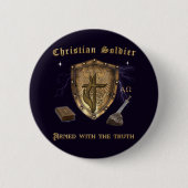 Christliche Schrift Button (Vorderseite)