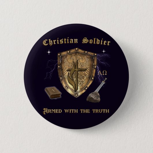 Christliche Schrift Button (Vorderseite)