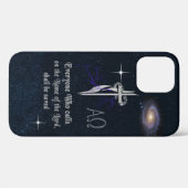 Christliche Schrift Case-Mate iPhone Hülle (Rückseite (Horizontal))