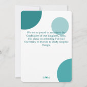 Christliche Schrift Foto Grad Ankündigung/ Einladung (Rückseite)