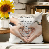 Christliche Schrift Hochzeitsfoto  Kissen