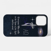 Christliche Schrift iPhone Hülle (Rückseite (Horizontal))