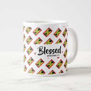 Christliche Schrift JAMAICA GRENADA zwei gesegnet Jumbo-Tasse