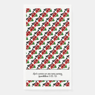 Christliche Schrift KENYA FLAG Serviette