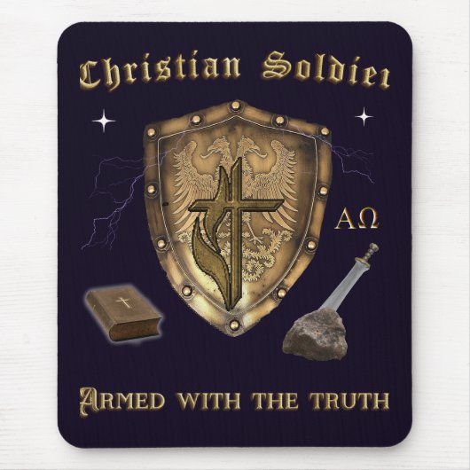 Christliche Schrift Mousepad (Vorne)