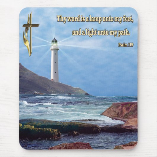 Christliche Schrift Mousepad (Vorne)