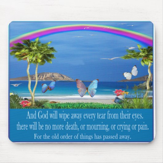 Christliche Schrift Mousepad (Vorne)