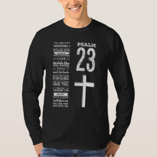 Christliche Schrift Psalm 23 Jugendgruppe Pastor F T-Shirt