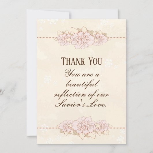 Christliche Schrift Römer 1:8 Ich danke dir (Vorderseite)