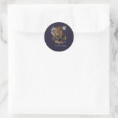 Christliche Schrift Runder Aufkleber (Tasche)