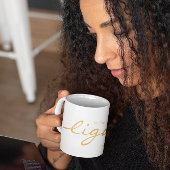 Christliche Schrift Seien Sie das hellgelbe Minima Kaffeetasse