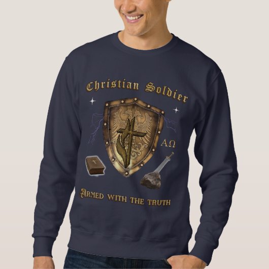 Christliche Schrift Sweatshirt (Vorderseite)