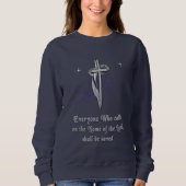 Christliche Schrift Sweatshirt (Vorderseite)