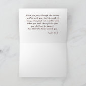 Christliche Schrift Sympathie Karte Blue River Wat (Innenseite)