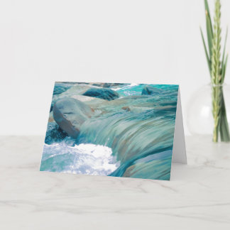 Christliche Schrift Sympathie Karte Blue River Wat