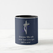 Christliche Schrift Tasse (Zentrum)
