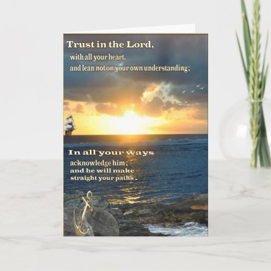 Christliche Schriftkarte Feiertagskarte (Vorderseite)