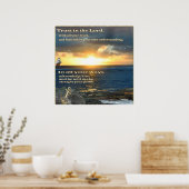 Christliche Schriftplakate Poster (Küche)