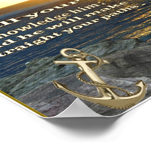 Christliche Schriftplakate Poster (Ecke)