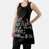 Christliche Schürze| Lass Deinen Lichtschlauch Schürze (InSitu)