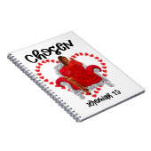 Christliche schwarze Frauen Valentine Galentine Notizblock (Rechte Seite)