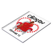 Christliche schwarze Frauen Valentine Galentine Notizblock (Linke Seite)