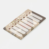 Christliche schwarze Frauengebet Post-it Klebezettel (angewinkelt)