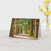 Christliche Scripture-Beileids-Karten-Bäume und Karte (Gelbe Blume)