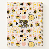 Christliche Seidennadel Niedliche Whimsikbienen Notizblock (Rückseite)