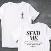 Christliche Senden Sie mir Isaiah 6:8 Kirchenname Tri-Blend Shirt