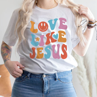 Christliche Shirts, Christliches Shirt, Liebe wie T-Shirt
