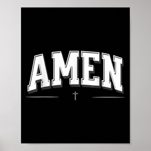 Christliche Shirts für Männer, Männer Poster (Vorne)